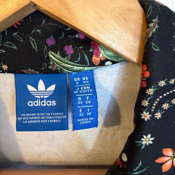 Adidas FARM Rio Jardim Agharta Firebird Floral Track Originals Jacket Size XS - Picture 8 of 13